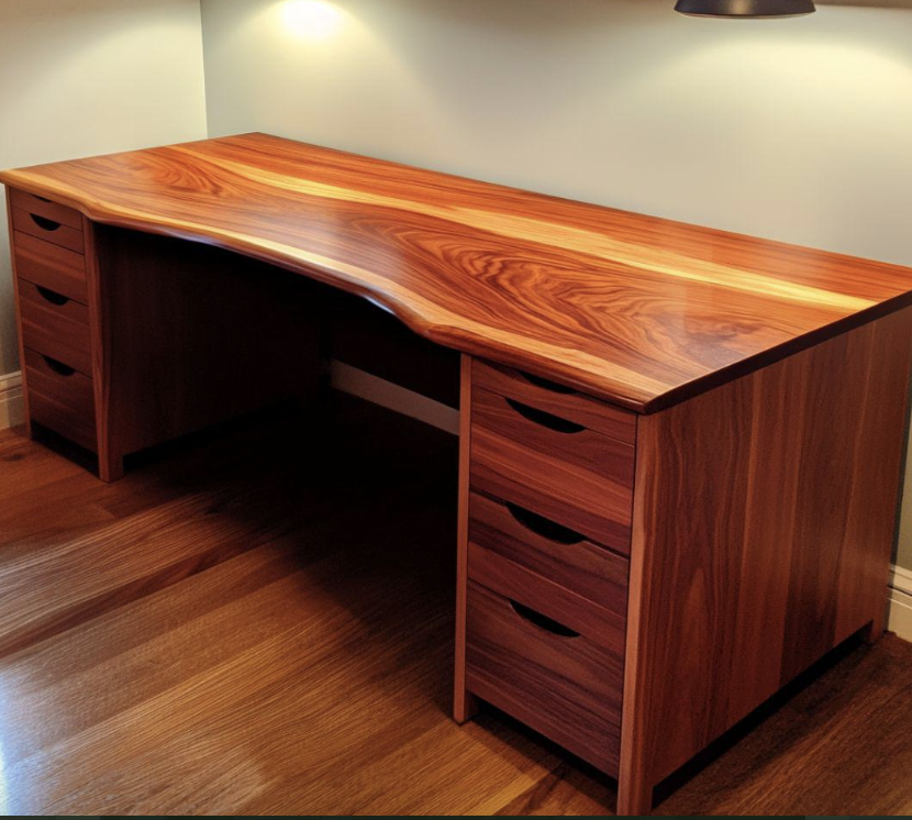 Cherry executive desk